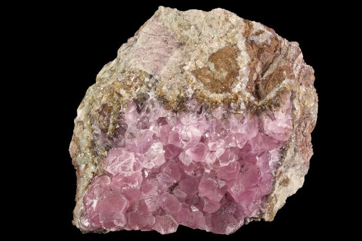 Cobaltoan Calcite Crystal Cluster - Bou Azzer, Morocco #90324